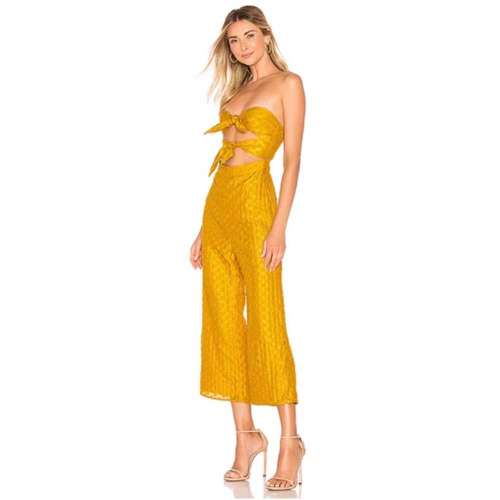 Majorelle Linen Cut Out Jumpsuit